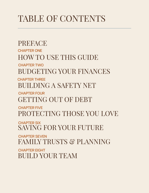 Your Money Identity Workbook